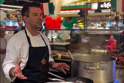 El chef Leonardo Fumarola dio secretos de la cocina italiana.