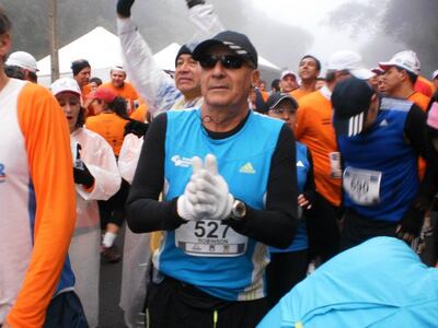 Robinson Figueroa fue uno de los fundadores del Paraguay Marathon Club y corrió más de 110 maratones.
