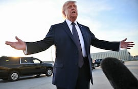 Donald Trump, presidente de Estados Unidos. Exige bajar los precios de los combustibles, un tema para él políticamente sensible.