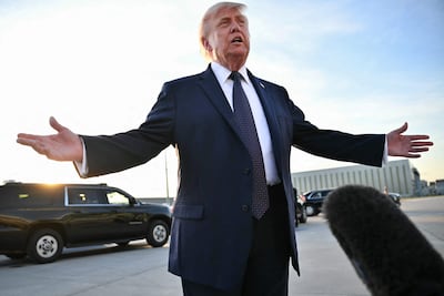 Donald Trump, presidente de Estados Unidos. Exige bajar los precios de los combustibles, un tema para él políticamente sensible.