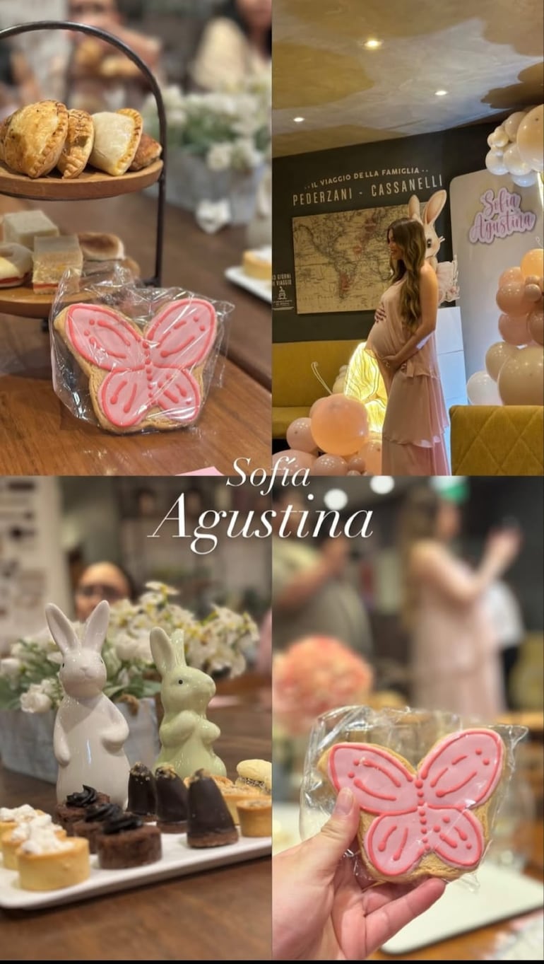 Tiernos detalles del baby shower de Daisy Lezcano, quien espera feliz a Sofía. (Captura de la historia de Instagram de Daisy Lezcano)