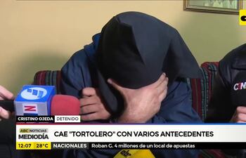 Cae tortolero con varios antecedentes