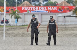 Imagen ilustrativa de integrantes de la Policía de Ecuador.