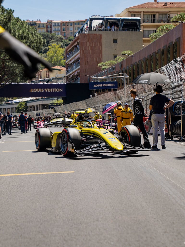 Joshua Duerksen, hoy en la previa de la carrera sprint del GP de Mónaco.