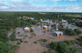 Varias comunidades Chaqueñas sufren por las inundaciones.