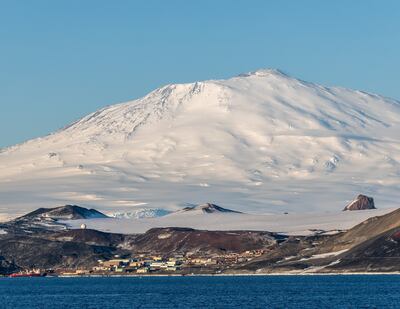 Monte Erebus, Antártida.