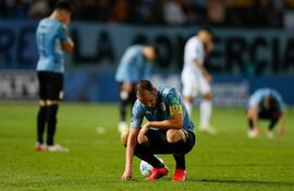 Diego Godín, capitán de la selección de Uruguay.