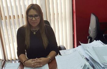 Jueza Clara Ruiz Díaz.