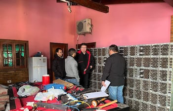 Fiscal Alfredo Ramos Manzur, imputó a la mujer que habría instalado una granja de criptomonedas en Sapucai.