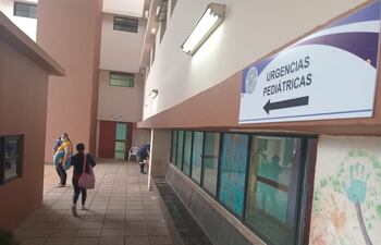 Urgencias Pediátricas del Hospital de Clínicas.