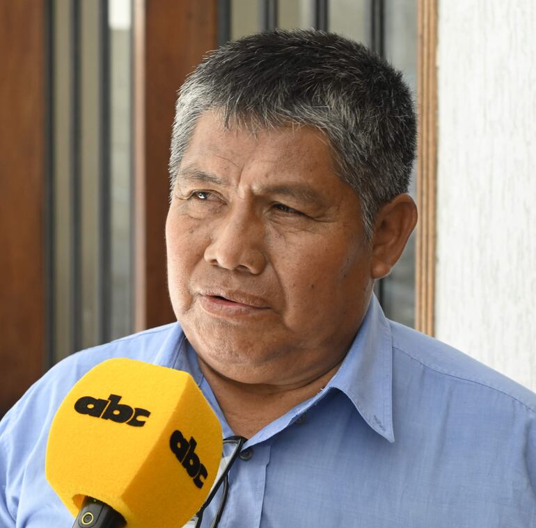 Martín Rojas, líder indígena del Bajo Chaco.