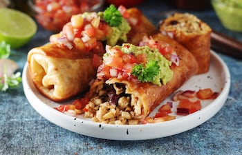 Chimichangas.