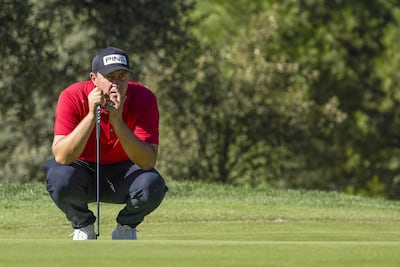 El inglés Joe Dean es uno de los líderes del Open de España que de disputa en el Real Club de Campo Villa de Madrid.