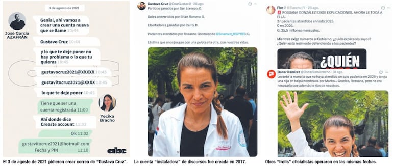 Capturas de pantallas en redes sociales. Chats de Yécika Bracho revelan llamativa coincidencia y vigencia de campañas sucias.