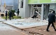 El banco GNB de Santa Rita, Alto Paraná, una de las cuatro entidades atacadas el 26 de febrero de 2026.