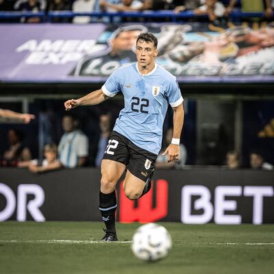 Federico Sebastián Viñas Barboza, delantero de la selección uruguaya.
