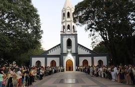 Catedral de Caazapá. Allí reposará la reliquia de San Francisco de Asís desde el Domingo de Pascua.