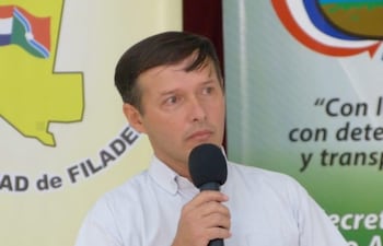 Claudelino Rodas, candidato aliancista a la intendencia de Filadelfia.