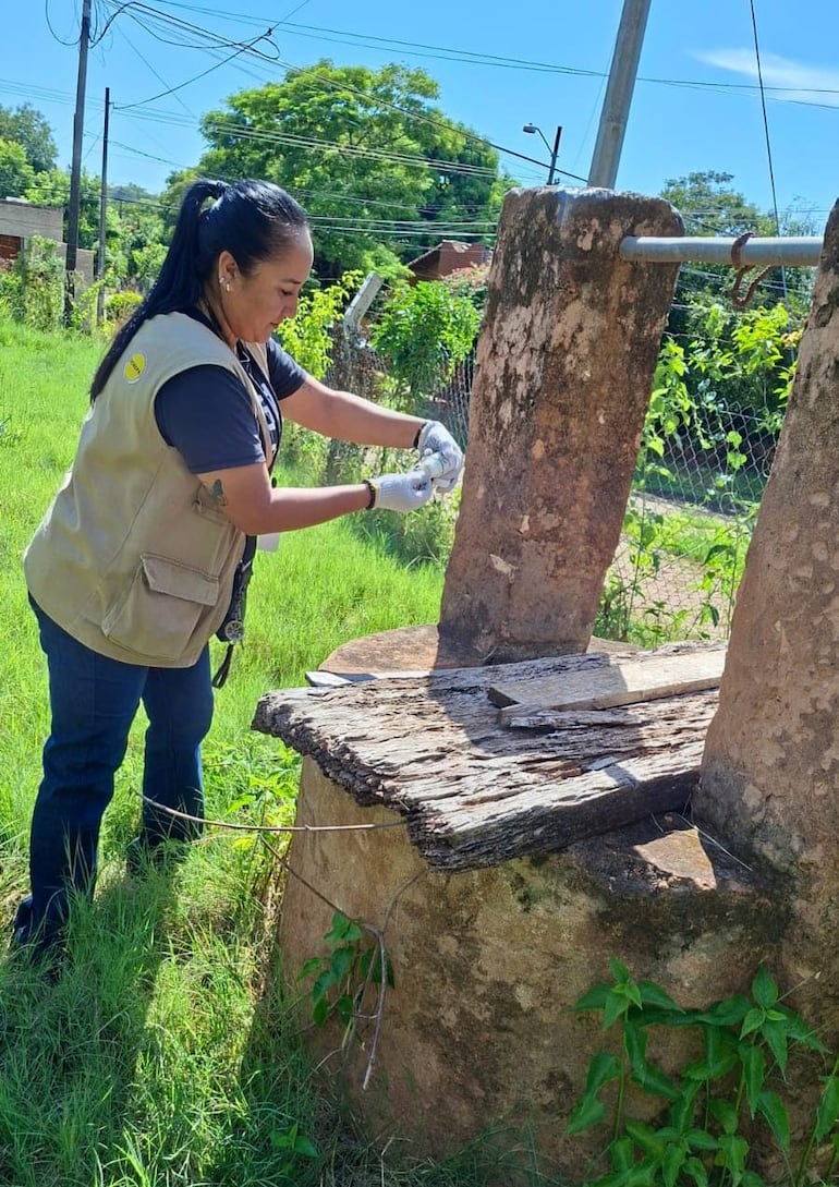 Los trabajos se desarrollan en distintos barrios de Caacupé y en ciudades aledañas, con el objetivo de reforzar la prevención y eliminar potenciales criaderos del mosquito.