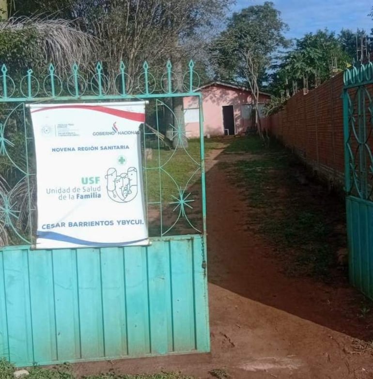 Ybycuí: obra de USF abandonada obliga a pobladores a alquilar vivienda para atención médica
