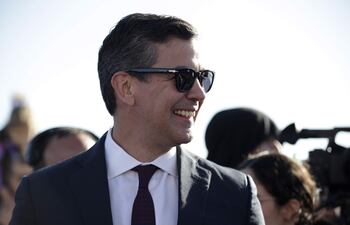 El presidente de la Repúbloca, Santiago Peña.