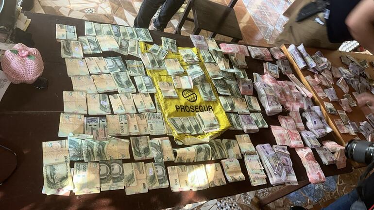 El dinero estaba dentro de una bolsa de la empresa Prosegur.