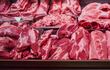 Vitrinas con carne, carne paraguaya, carne en supermercados.