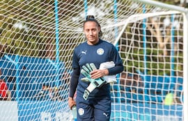 Tamara Amarilla, portera de la selección paraguaya femenina sub 20.