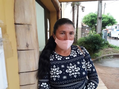 Lina Villagra clama por justicia para su hijo.