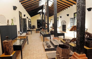 El museo donde se guarda los vestigios de la Guerra de la Triple Alianza (1864–1870).