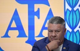 El presidente de la Asociación del Fútbol Argentino (AFA), Claudio “Chiqui” Tapia.