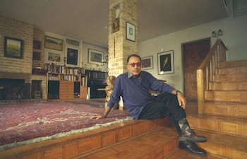 El cineasta iraní Abbas Kiarostami, fallecido en 2016, en su casa de Teherán (Getty Images)