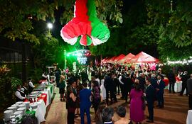 La celebración fue realizada en la residencia de la Embajada de México en Paraguay.