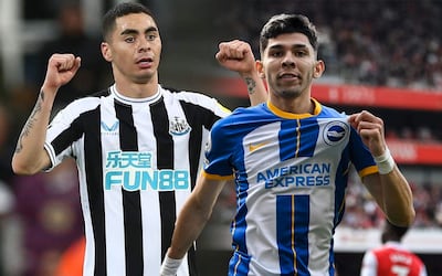 Miguel Almirón y Julio Enciso.