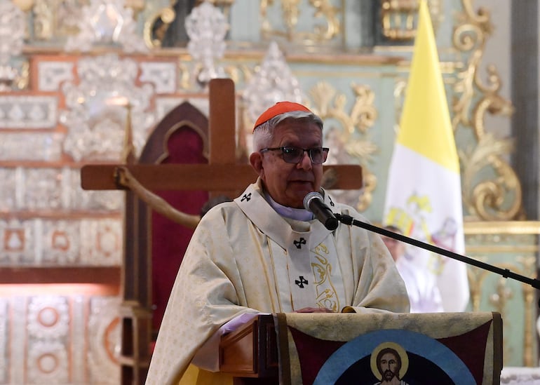El cardenal paraguayo Adalberto Martínez.