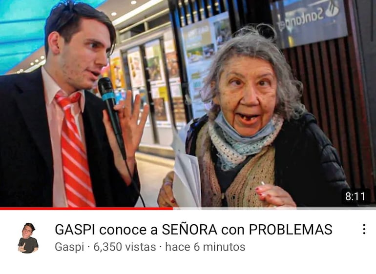 Gaspi en acción
