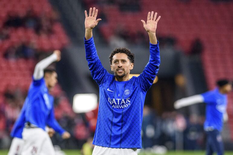 El brasileño Marquinhos (31), referente del París Saint-Germain.