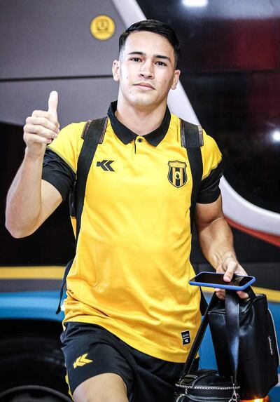 Alexandro Maidana Mendieta (20), reintegrado al plantel tras estar con la selección Sub 20.