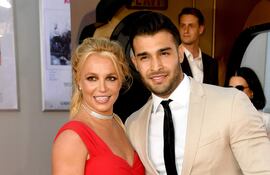 Britney Spears y su esposo, Sam Asghari en el 2019.