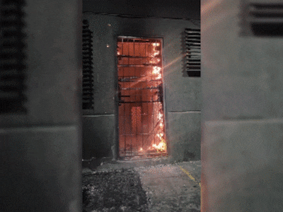 Fuego destruye documentos y equipos de bomberos bajo el viaducto de Madame Lynch