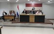 VDB El tribunal de sentencia compuesto por los jueces Luis Ovelar (presidente), Victor Vera y Andrea Riquelme.