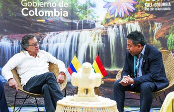 El vicepresidente criticó a “los poderosos del mundo”, por “negarse a escuchar, entender y asumir acciones” por “no perder sus privilegios”. EFE/ Presidencia De Colombia.