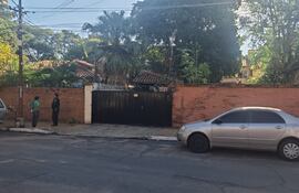 Inmueble al que Joel Garozzo ingresó y donde fue abatido por el dueño.