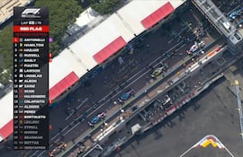 Los monoplazas entraron a los boxes y faltan diez vueltas para el final del GP de Mónaco.