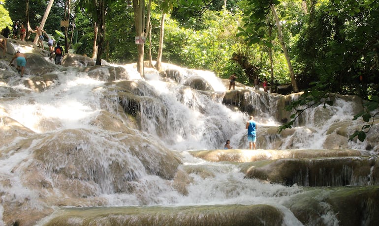 Dunn’s River Falls, Jamaica.