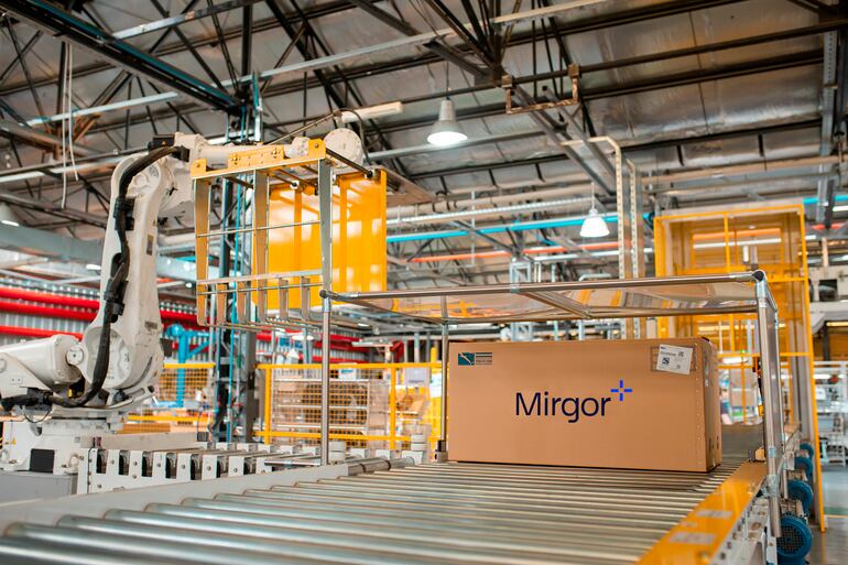 Una de las plantas productivas del Grupo Mirgor en Argentina.