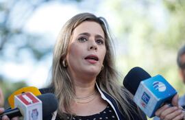 La exsenadora, Kattya González.