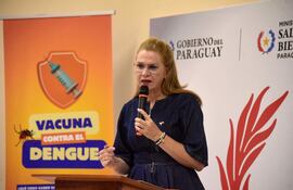 La ministra de Salud, María Teresa Barán.