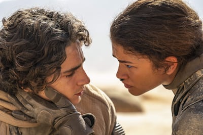 Timothée Chalamet y Zendaya en "Duna: Parte 2", desde hoy en cines de Paraguay.