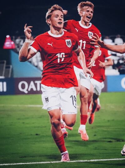 Johannes Moser, de Austria, goleador del Mundial con 8 tantos.